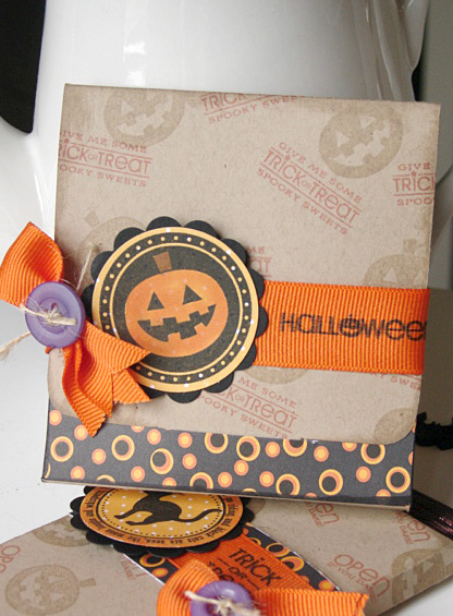 I wanted something besides candy to give to teachers and other friends...so I got the idea to...