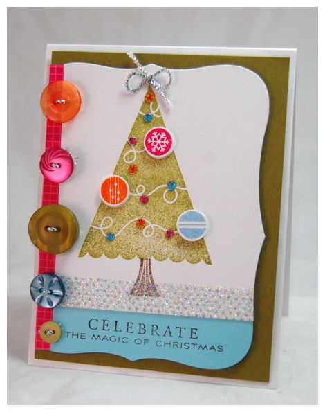 O Papertrey Tree<br />
<br />
<br />
Supplies:<br />
<br />
Stamps: Tree Trimming, Polka...