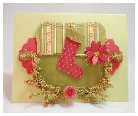 Supplies:<br />
<br />
Stamps: Stocking Prints, Vintage Labels<br />
Cardstock: Spring Moss,...