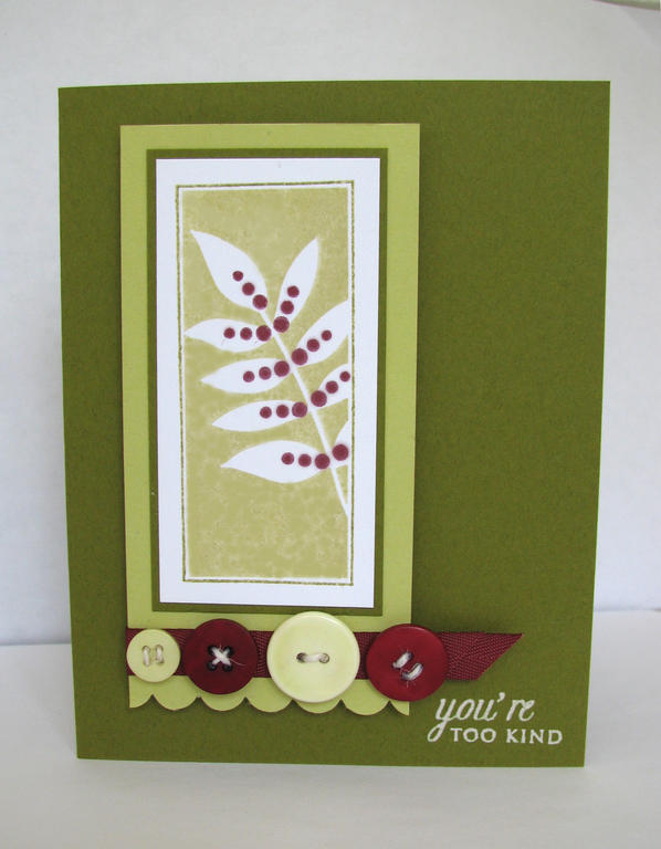 Thank you card for Nichole