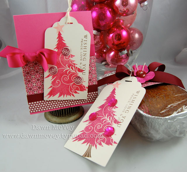 Paper: hibiscus burst, scarlet jewel, vintage cream, holiday cheer patterned paper<br />...
