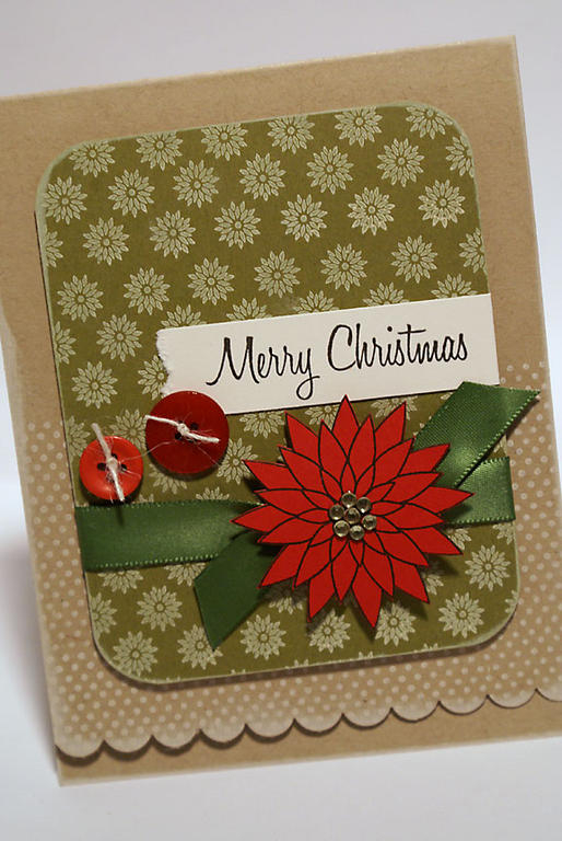 stamps: Peaceful Poinsettia, Polka Dot Basics II (Papertrey Ink)<br />
<br />
ink: Vintage...