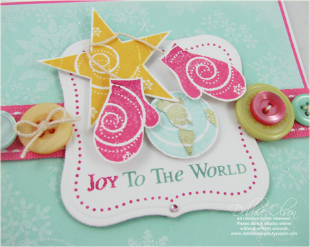 Vintage Label on Joy to the World