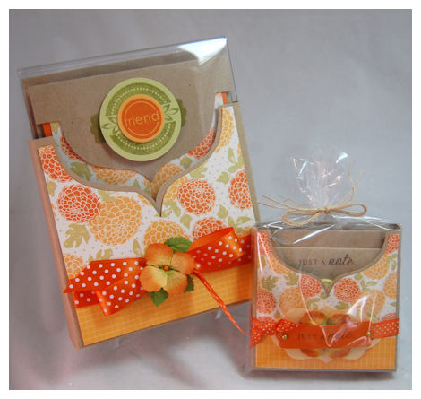 Just a Note set<br />
<br />
This is the A2 size clearly creative box, with the 3 x 3 wrapped...