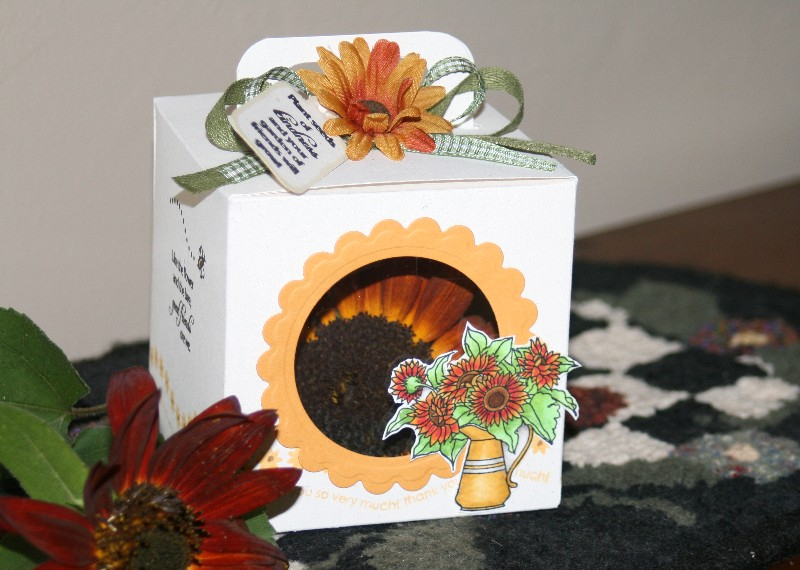 Get a Handle On It cut from PTI Rustic White cardstock<br />
Nestabilities Scalloped Circle in...