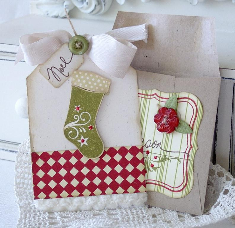 Papertrey Ink Supplies Used:<br />
Stamps:<br />
Signature Christmas and Vintage Labels<br />...
