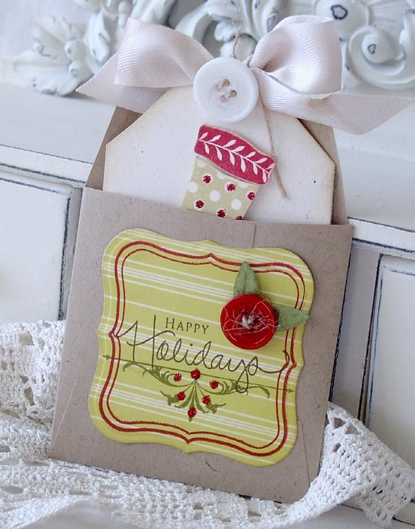 Papertrey Ink Supplies Used:<br />
Stamps:<br />
Signature Christmas and Vintage Labels<br />...