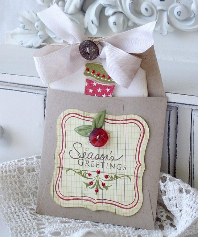 Papertrey Ink Supplies Used:<br />
Stamps:<br />
Signature Christmas and Vintage Labels<br />...