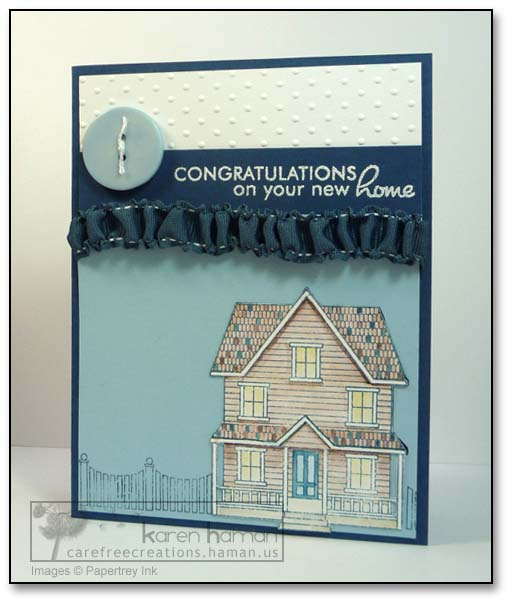 Supplies<br />
Stamps: Boards &amp; Beams;<br />
Ink: Fresh Snow, Enchanted Evening;<br />...