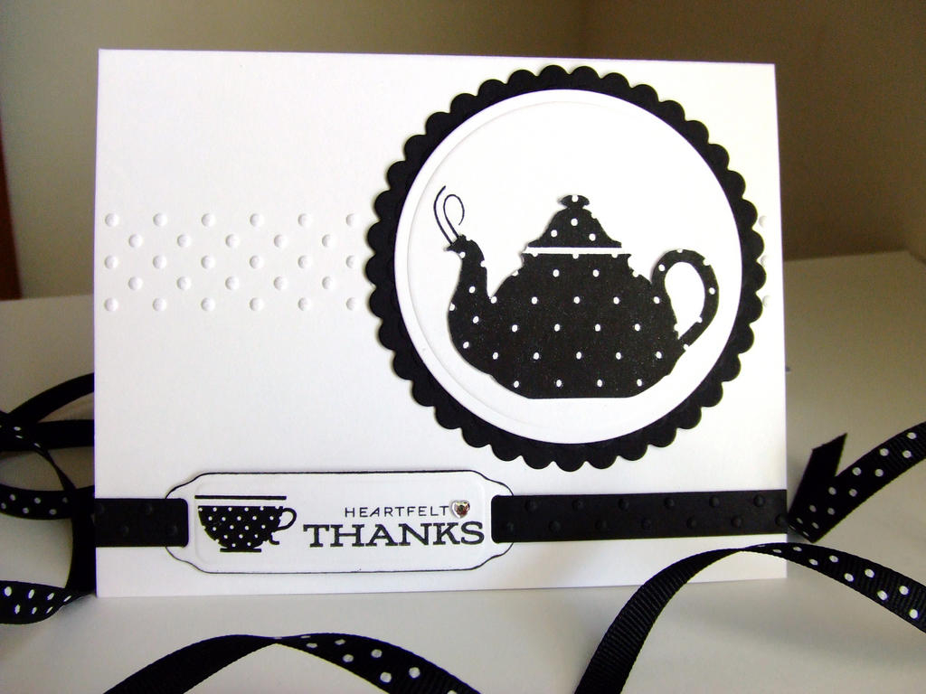 PTI Products Used: Tea for Two &amp; Everyday Classics stamps sets; True Black Palette Ink;...