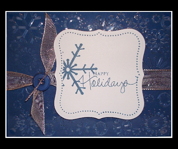 This Card was originally made for the Sept. Blog hop using part of the PTI stamp box. I did not...