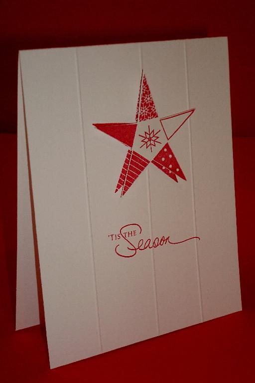 Simple Christmas I used the tops of all the trees from Merry and Bright set. I stamped it on the...