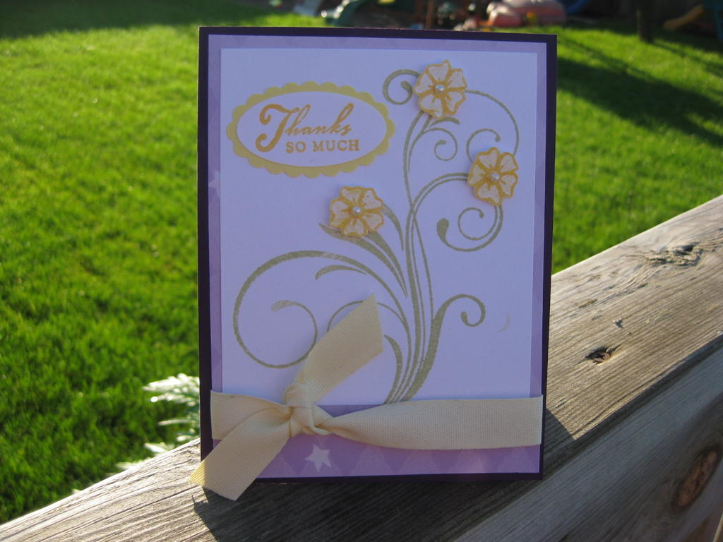 Thank You, Fancy Flourishes, Flower Garden