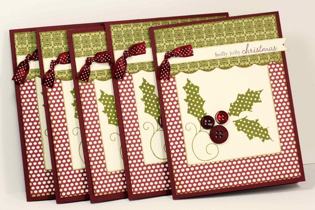 Stamps -Holiday Button Bits<br />
<br />
<br />
Ink- Ripe Avocado, Scarlett Jewel, Tea Dye...