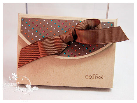 IThis template holds a gift card to my FAVE coffee shop! The back is decorated to match too! I...