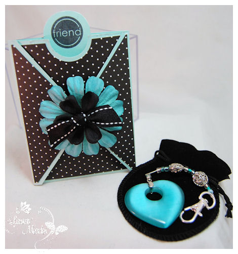 This keychain is the very FIRST beading project I have EVER done!<br />
I am pleased to say...