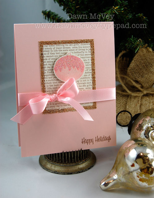 Stamps: Vintage Ornaments, Background Basics: Text Style<br />
Paper: sweet blush, vintage...