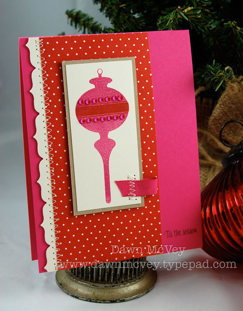 Stamps: Vintage Ornaments, Vintage Ornaments Additions<br />
Paper: raspberry fizz, vintage...