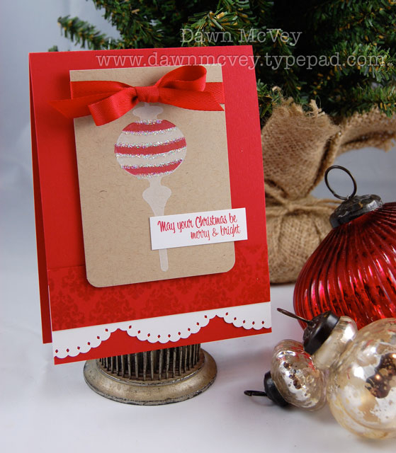 Stamps: Vintage Ornaments, Vintage Ornaments Additions, Damask Designs<br />
Paper: pure poppy,...