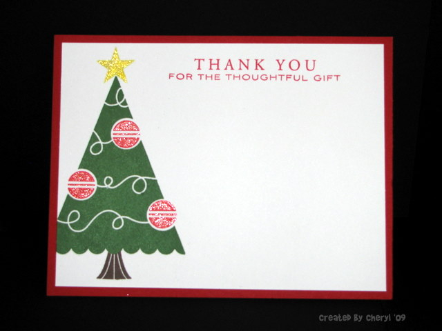 Each year I make thank-you cards for my children to write and send, and I always make them...
