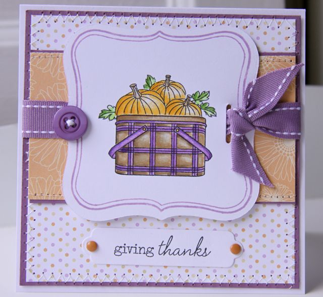 Stamps - Vintage Picnic/Vintage Picnic Sentiments; Vintage Labels<br />
Card - Plum...