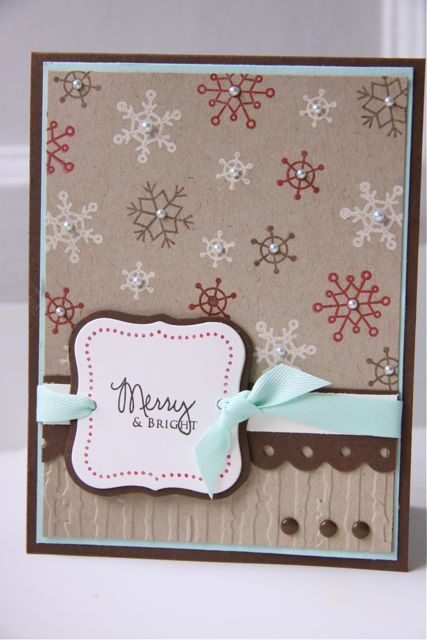 Stamps - Rustic Snowflakes; Vintage Labels; Signature Christmas<br />
Card - Vintage Cream;...