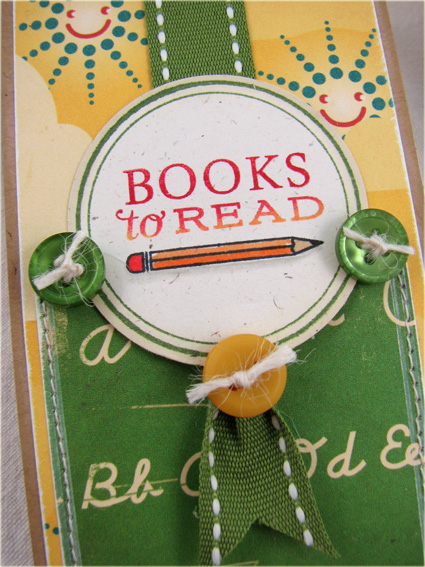 Books to Read Notepad for Fourth Grade Boy detail<br />
Stamps: Take Note<br />
Cardstock:...