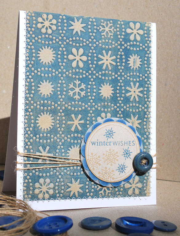 Stamps - 2009 Holiday Tags Collection, Merry &amp; Bright<br />
Ink - Fresh Snow, Enchanted...