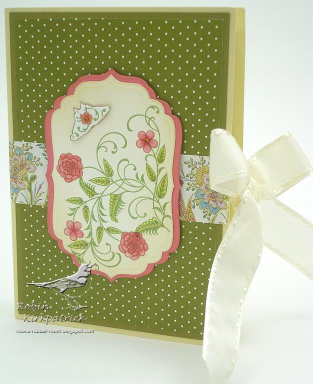 This is the front of the card folder.