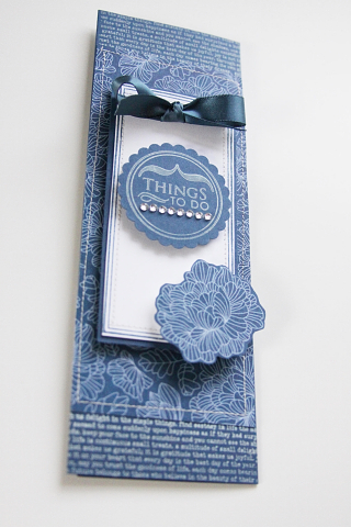 Stamps: Take Note, Background Basics: Text Style II<br />
Paper: Enchanted Evening, In Bloom...