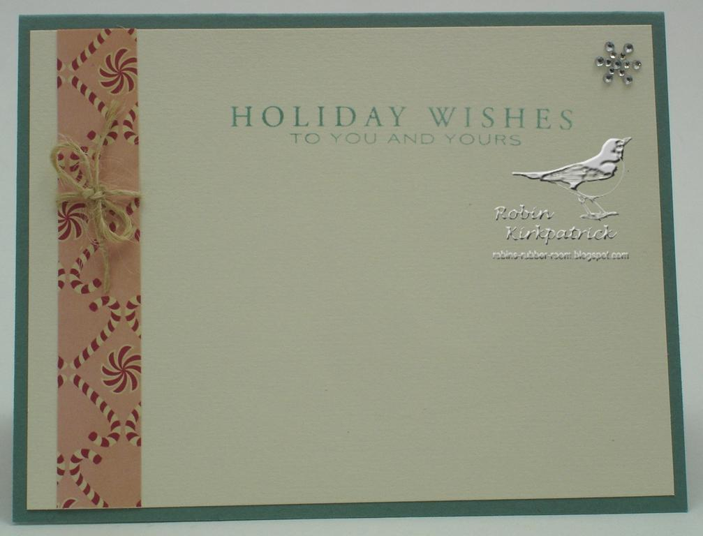 Inside of card showing sentiment.