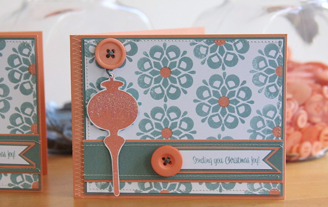 Stamps: Vintage Ornaments, Giga Guide Lines<br />
Paper: Melon Berry, Ocean Tides,...