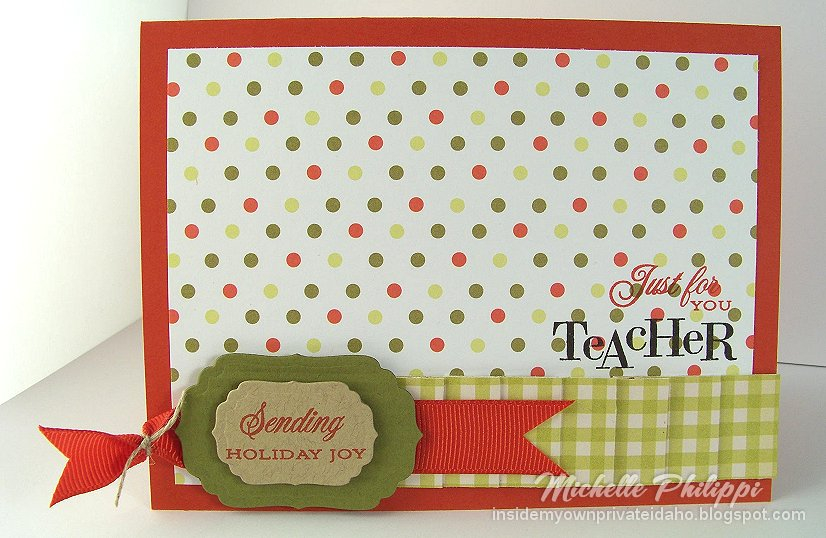 Best use of Previous Set:  I paired a lil&#039; 2008 Holiday Tags Collection with a lil&#039;...