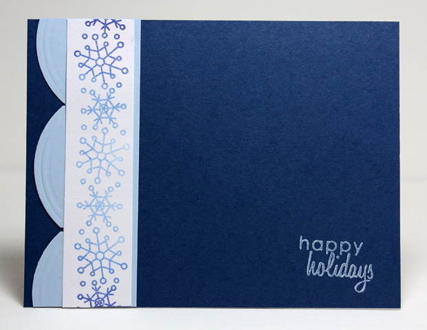 Clean &amp; simple holiday card