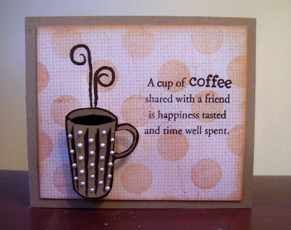 For Nichole's WCMD Challenges, this is coffee in Australia!