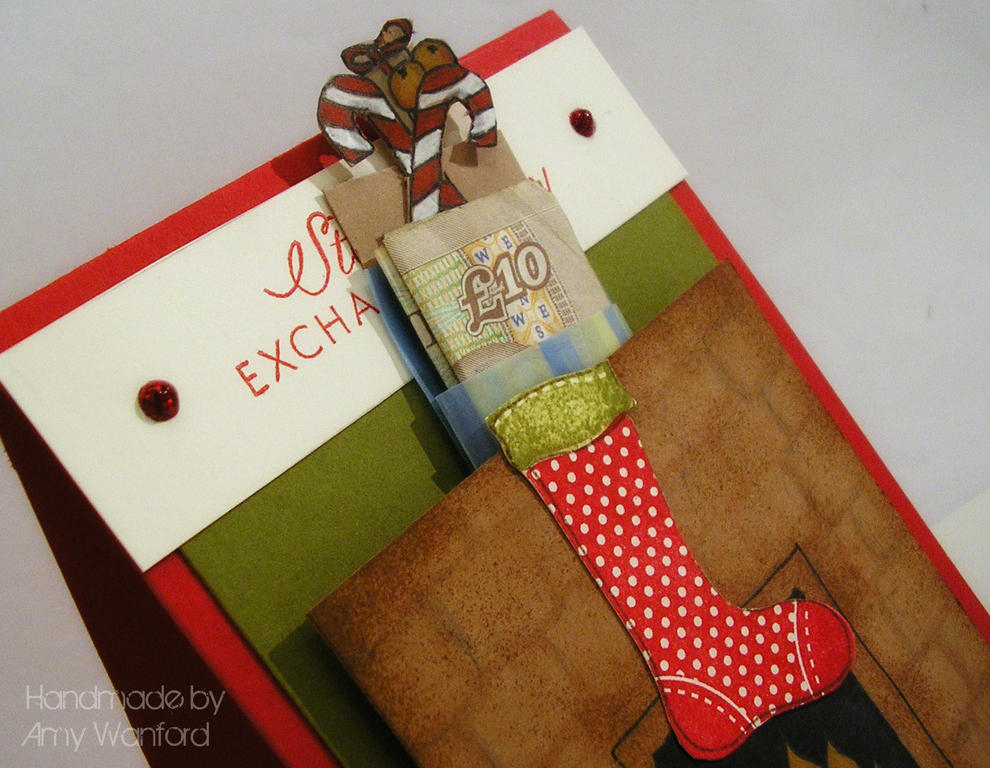 Ta-Dah! Surprise revealed! Now that&#039;s my kinda stocking exchange LOL!<br />
Stamps:...