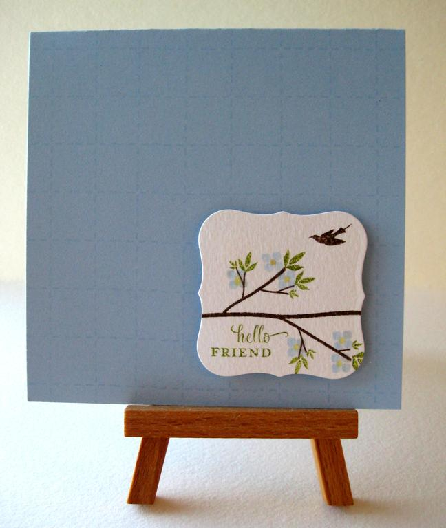 can you count how many stamp sets i used on this little 4.25" square card