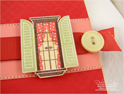 Hospitality Card detail<br />
<br />
Stamps: Home Made, Background Basics: Diamonds<br />...