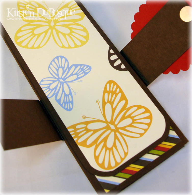 With magnetic belly fastener open and top flap down.