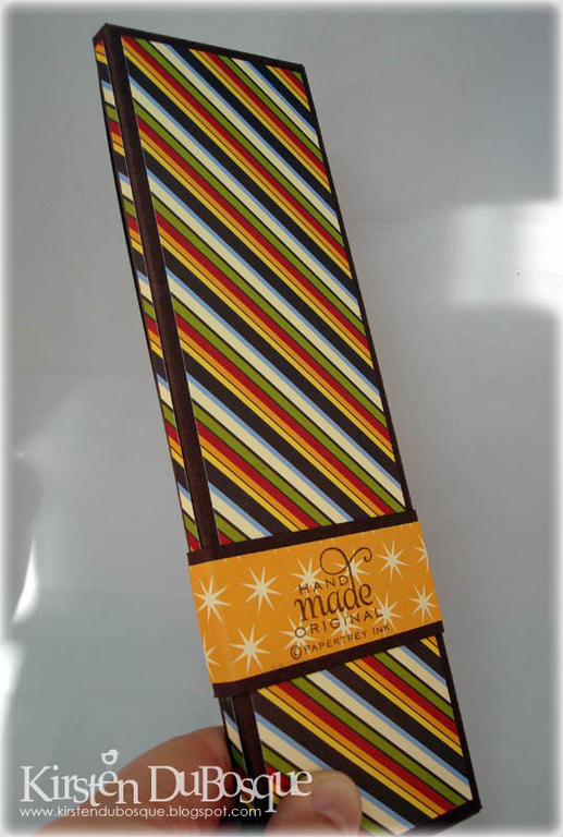 Back and side of paper pad case.