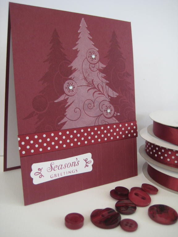 These cards are case&#039;d from Nichole&#039; 2009 Holiday cardmaking 101.  I didn&#039;t have...