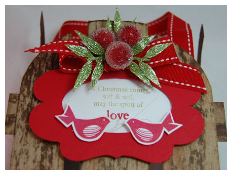 Supplies:<br />
<br />
Stamps: Christmas Friends, Snowflake Serenade, holiday tree<br />...