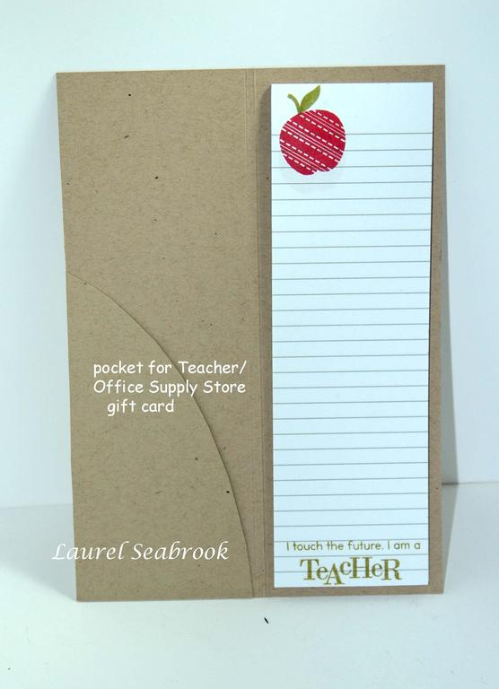 Inside of Teacher notepad