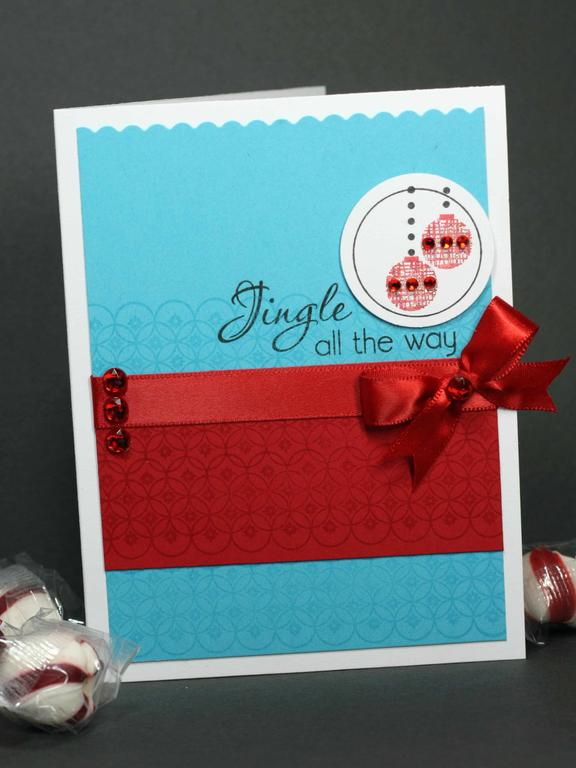 * Stamps- Communique Curves, Background Basics: Diamonds<br />
    * Ink- VersaMark Champagne,...