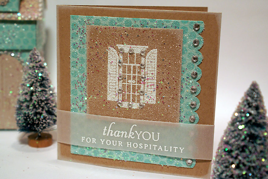 Stamps: Home Made, Polka Dot Basics II (Papertrey Ink)<br />
<br />
Ink: Aqua Mist, Fresh Snow...