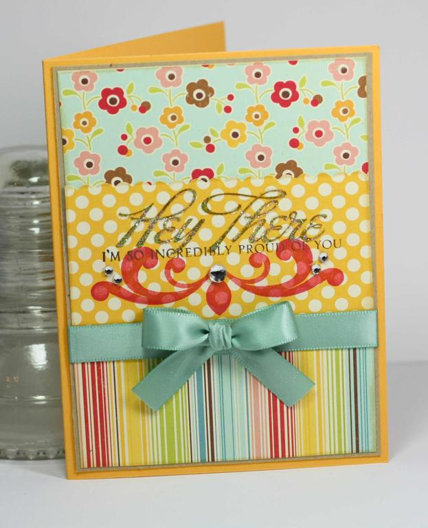 Stamps- Big &amp; Bold Wishes<br />
Ink- Pure poppy, Ripe Avocado, True Black, Tea Die duo<br...