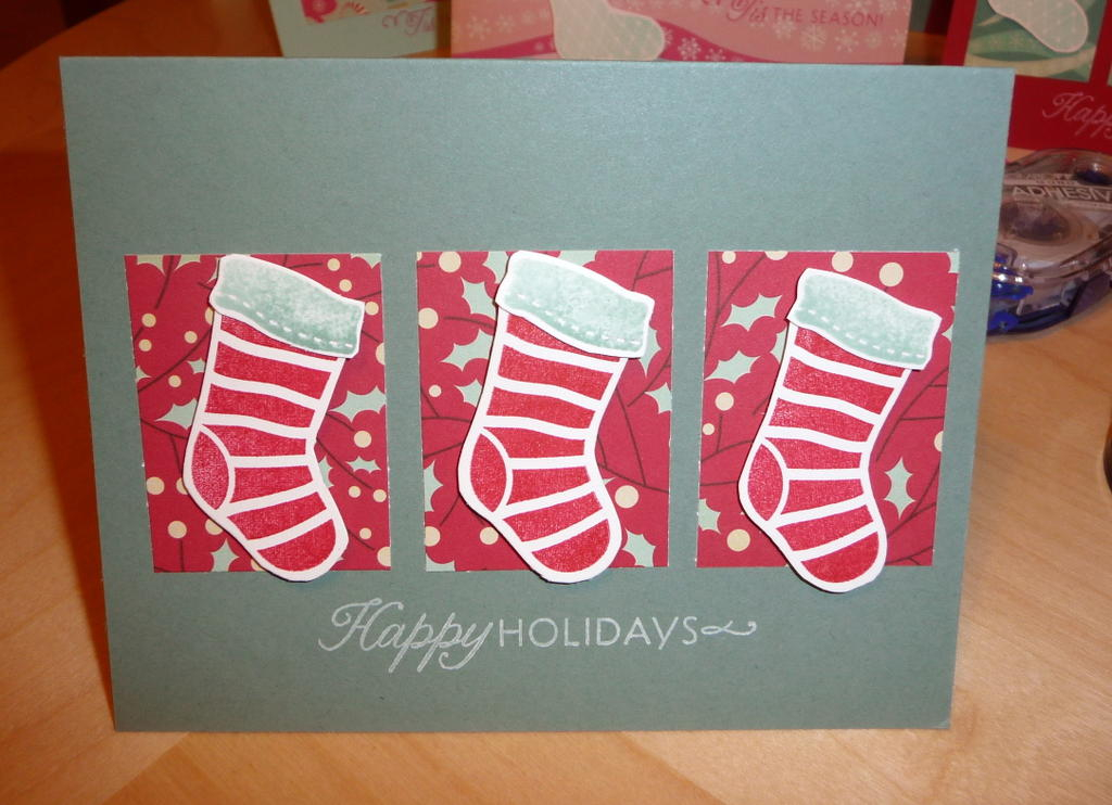 Quick and Easy<br />
Stocking Prints