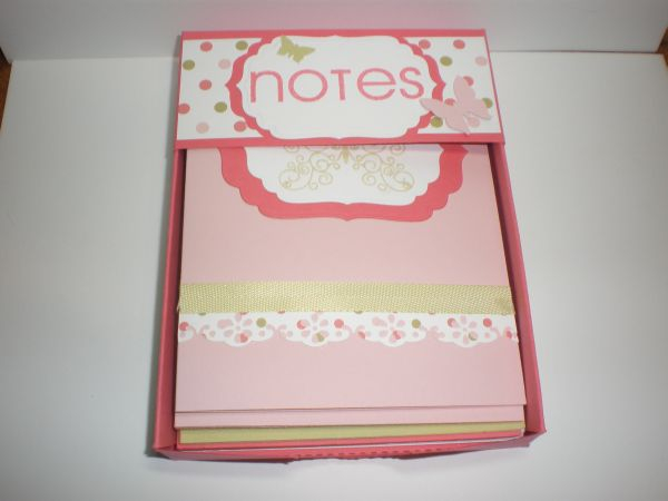 The Desk Top Organizer came into play here, with Berry Sorbet as the base color.