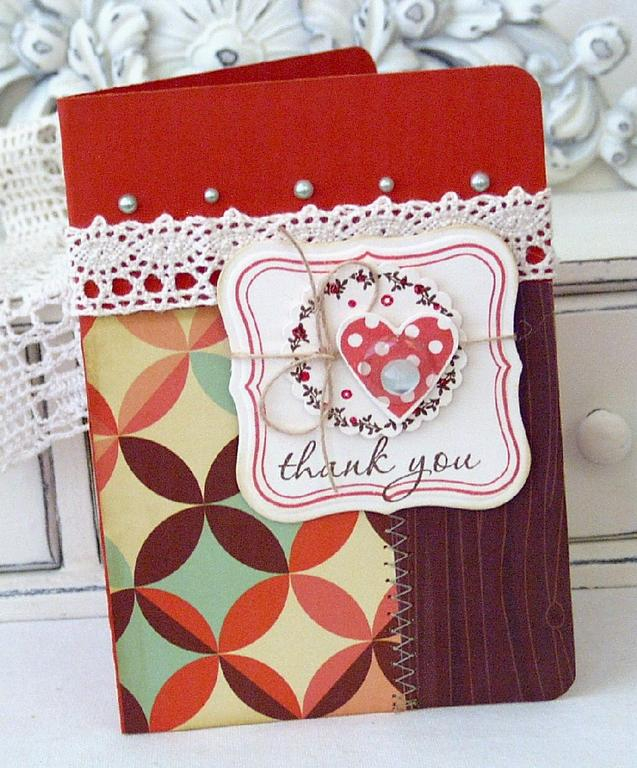Papertrey Ink Supplies Used:<br />
Stamps:<br />
Communique Curves, Vintage Labels, and Heart...