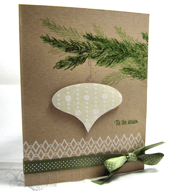 Vintage Ornament 2 and Retro Backgrounds...branches and dot background (on ornament) from other...